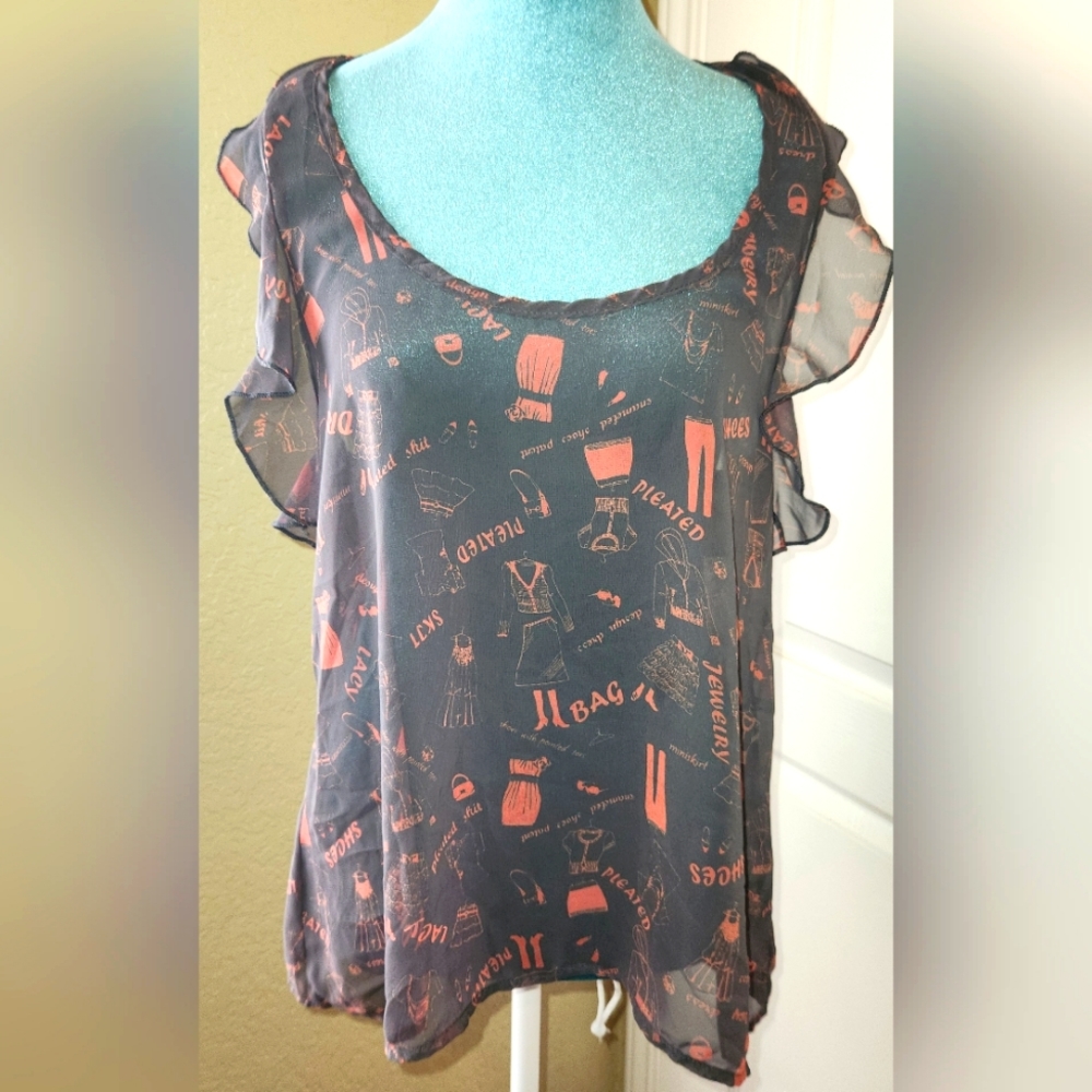 Sheer top Large